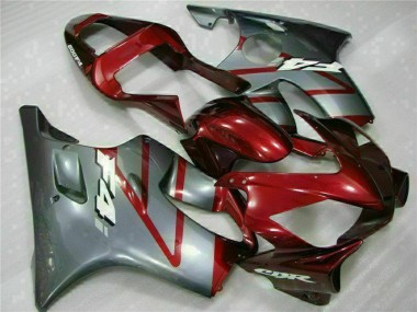 2001-2003 Honda CBR600 F4i Motorcycle Fairing Kits - Silver Red UK Manufacturers