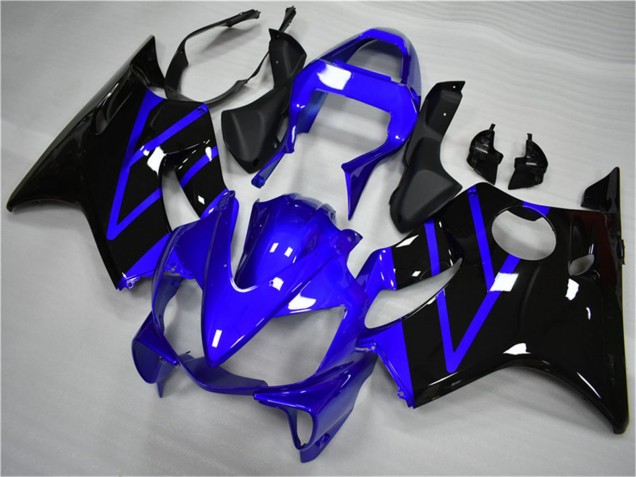 2001-2003 Honda CBR600 F4i Motorcycle Fairing - Blue Glossy Black UK Manufacturers