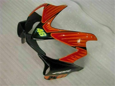 2001-2003 Honda CBR600 F4i Motorcycle Fairings - Yellow Orange Glossy Black Rossi 46 UK Manufacturers