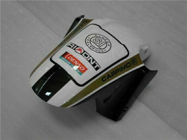 2001-2003 Honda CBR600 F4i Motorcycle Fairings - White Yellow Glossy Black Playboy UK Manufacturers