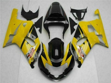 2001-2003 Suzuki GSXR 600/750 Motorcycle Fairings - Yellow Black UK Manufacturers