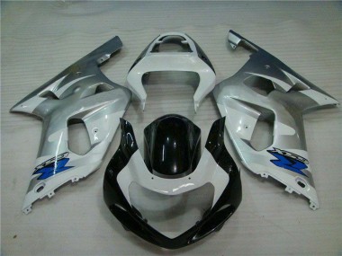 2001-2003 Suzuki GSXR 600/750 Motorcycle Fairings - Yellow Glossy Black UK Manufacturers