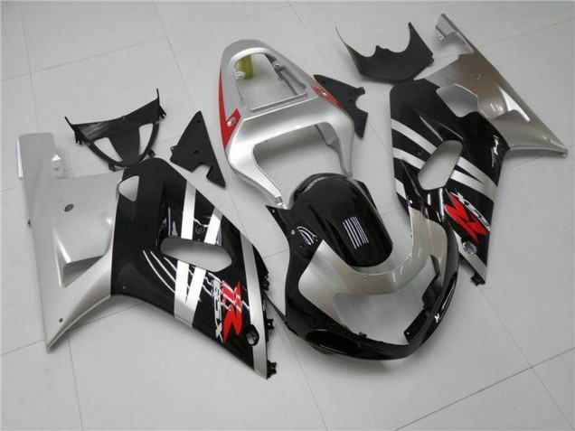 2001-2003 Suzuki GSXR 600/750 Motorcycle Fairings - Silver Glossy Black Red UK Manufacturers