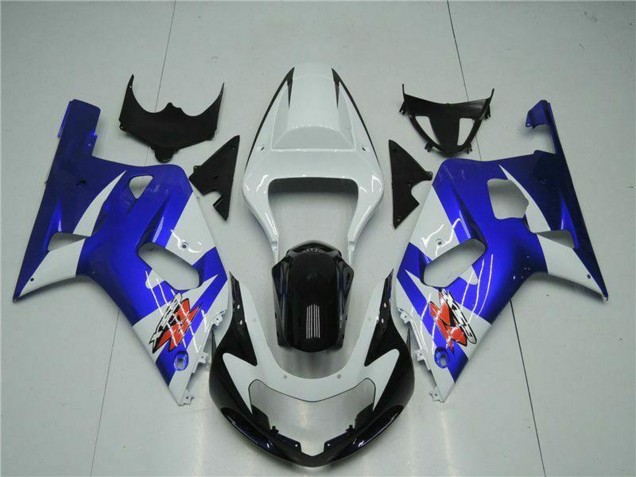 2001-2003 Suzuki GSXR 600/750 Motorcycle Fairings - White Blue Black UK Manufacturers