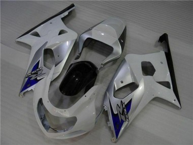 2001-2003 Suzuki GSXR 600/750 Motorcycle Fairings - White Silver Blue Black UK Manufacturers