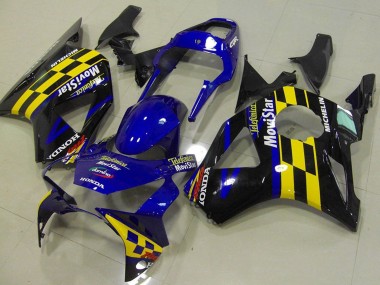 2002-2003 Honda CBR900RR 954 Motorcycle Fairings - Blue MoviStar UK Manufacturers
