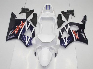 2002-2003 Honda CBR900RR 954 Motorcycle Fairings - Dark Blue White UK Manufacturers
