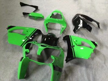 2002-2003 Kawasaki ZX9R Motorcycle Fairings - Green Glossy Black UK Manufacturers