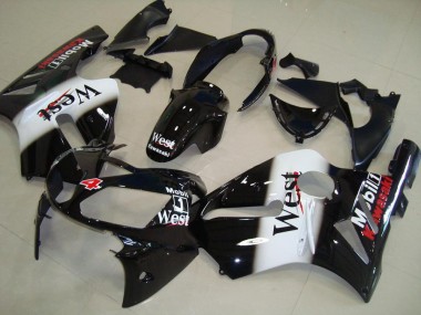 2002-2006 Kawasaki ZX12R Motorcycle Fairings - Glossy Black White West Red UK Manufacturers