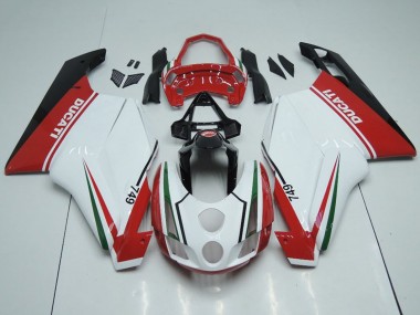 2003-2004 Ducati 749 Motorcycle Fairings - White Red Green Glossy Black UK Manufacturers