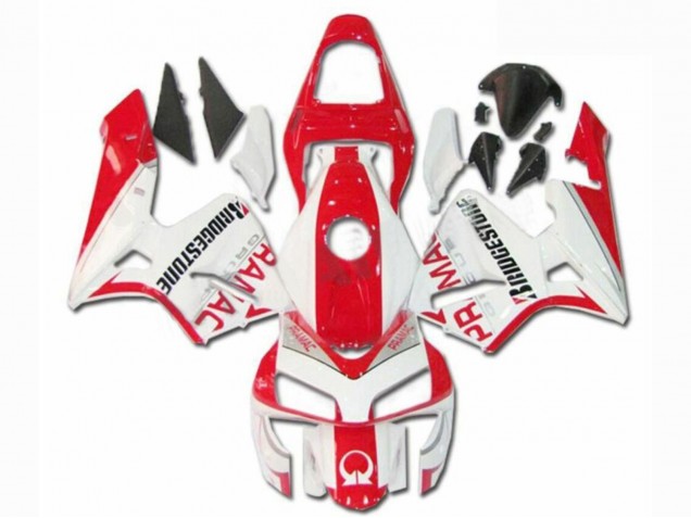 2003-2004 Honda CBR600RR Motorcycle Fairings - White Red Pramac Bridgestone UK Manufacturers