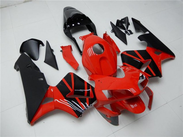 2003-2004 Honda CBR600RR Motorcycle Fairings - Red Glossy Black OEM Style UK Manufacturers