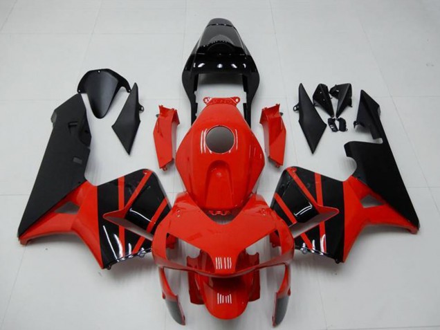 2003-2004 Honda CBR600RR Motorcycle Fairings - Red Glossy Black OEM Style UK Manufacturers
