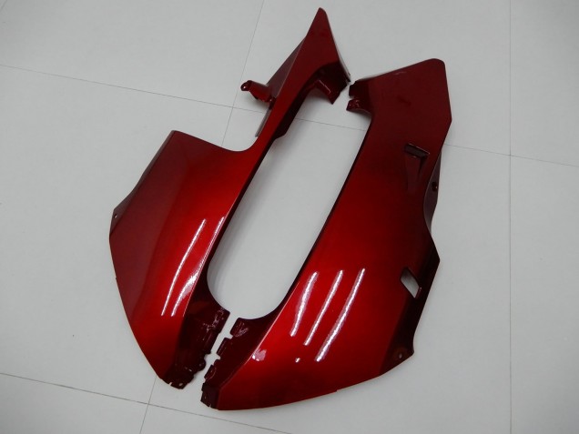 2003-2004 Honda CBR600RR Motorcycle Fairings - Red Matte Black Stripe UK Manufacturers