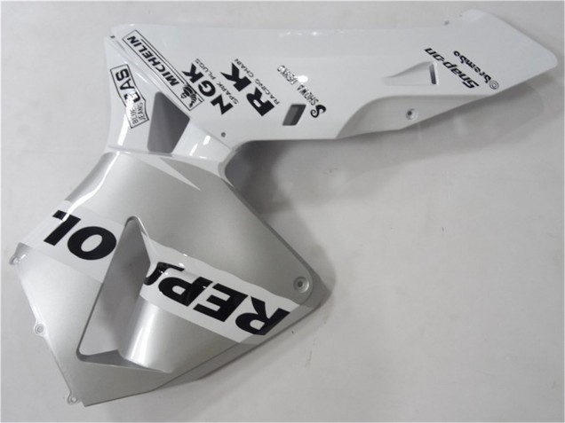 2003-2004 Honda CBR600RR Motorcycle Fairing - White Silver Black Repsol UK Manufacturers