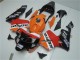2003-2004 Honda CBR600RR Motorcycle Fairing Kits - Orange White Red Glossy Black Repsol UK Manufacturers