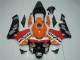2003-2004 Honda CBR600RR Motorcycle Fairing Kits - Orange White Red Glossy Black Repsol UK Manufacturers