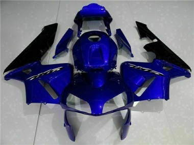 2003-2004 Honda CBR600RR Motorcycle Fairing Kits - Blue Glossy Black UK Manufacturers