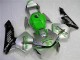 2003-2004 Honda CBR600RR Motorcycle Fairing - Silver Green Glossy Black UK Manufacturers