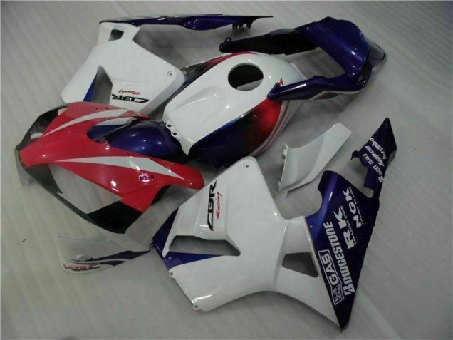 2003-2004 Honda CBR600RR Motorcycle Fairing - White Red Blue UK Manufacturers