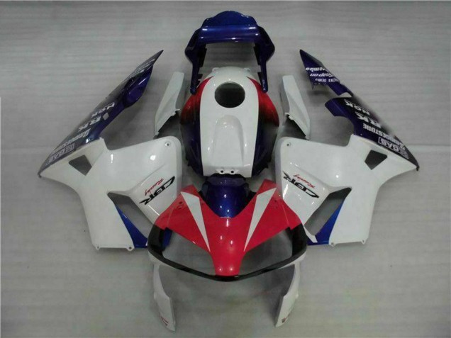 2003-2004 Honda CBR600RR Motorcycle Fairing - White Red Blue UK Manufacturers