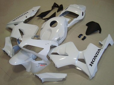 2003-2004 Honda CBR600RR Motorcycle Fairings - White Black Decal UK Manufacturers