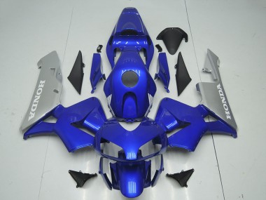 2003-2004 Honda CBR600RR Motorcycle Fairing - Silver Blue UK Manufacturers