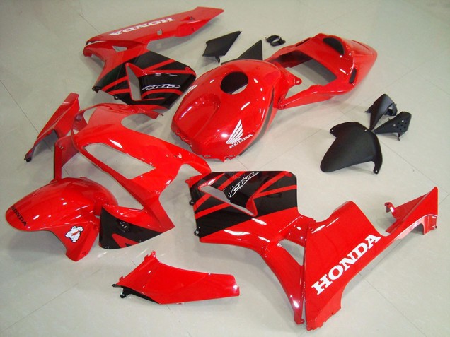 2003-2004 Honda CBR600RR Abs Fairings - Red Glossy Black UK Manufacturers