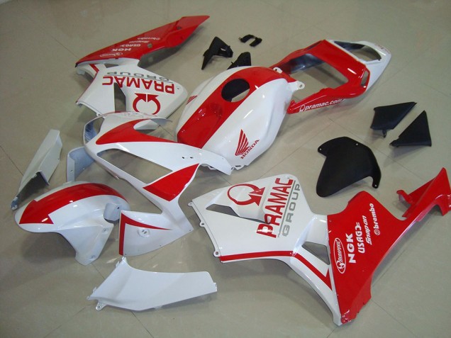 2003-2004 Honda CBR600RR Motorcycle Fairings - White Red Pramac UK Manufacturers