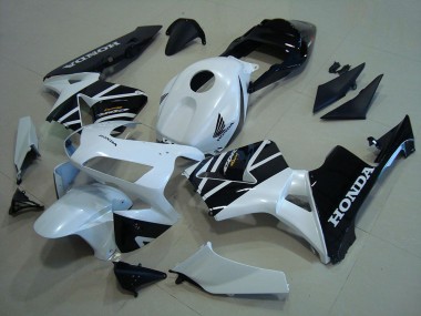 2003-2004 Honda CBR600RR Motorcycle Fairings - White Glossy Black UK Manufacturers