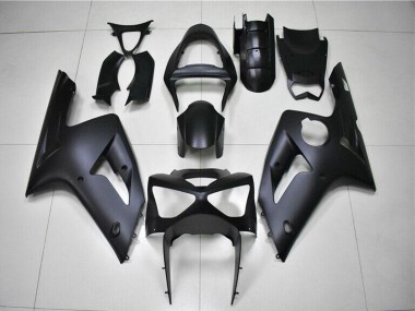 2003-2004 Kawasaki ZX6R Motorcycle Fairings - Matte Black UK Manufacturers