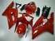 2003-2004 Kawasaki ZX6R Motorcycle Fairing Kits - Red UK Manufacturers