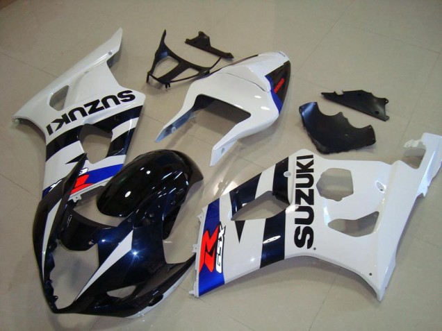 2003-2004 Suzuki GSXR 1000 Motorcycle Fairings - White Blue Dark Blue Red UK Manufacturers