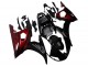2003-2004 Yamaha YZF R6 Motorcycle Fairing Kits - Glossy Black Red UK Manufacturers