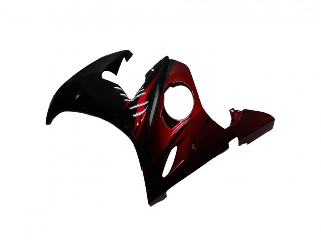 2003-2004 Yamaha YZF R6 Motorcycle Fairing Kits - Glossy Black Red UK Manufacturers