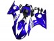 2003-2004 Yamaha YZF R6 Motorcycle Fairings - Blue White UK Manufacturers