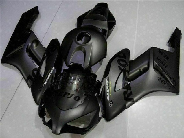 2004-2005 Honda CBR1000RR Motorcycle Fairings - Matte Black Repsol UK Manufacturers