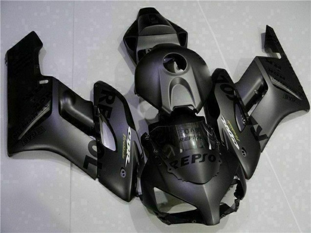 2004-2005 Honda CBR1000RR Motorcycle Fairings - Matte Black Repsol UK Manufacturers