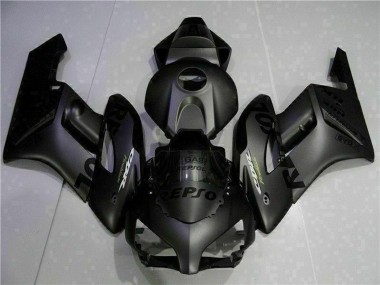 2004-2005 Honda CBR1000RR Motorcycle Fairings - Matte Black Repsol UK Manufacturers