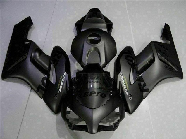 2004-2005 Honda CBR1000RR Motorcycle Fairings - Matte Black Repsol UK Manufacturers