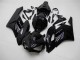 2004-2005 Honda CBR1000RR Motorcycle Fairings - Glossy Black Matte Black UK Manufacturers