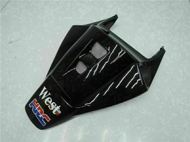 2004-2005 Honda CBR1000RR Motorcycle Fairings - Glossy Black White West Mobil Michelin UK Manufacturers