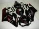 2004-2005 Honda CBR1000RR Motorcycle Fairings - Glossy Black Red Flame UK Manufacturers