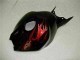 2004-2005 Honda CBR1000RR Motorcycle Fairings - Glossy Black Red Flame UK Manufacturers