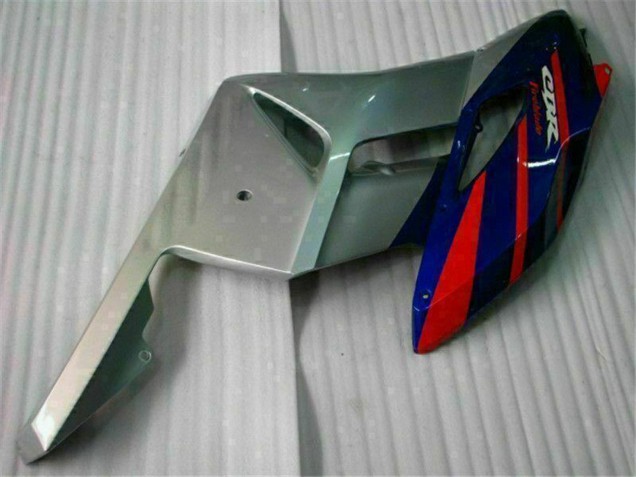 2004-2005 Honda CBR1000RR Motorcycle Fairings - Silver Red Blue Black Stripe UK Manufacturers
