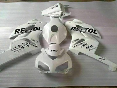 2004-2005 Honda CBR1000RR Motorcycle Fairings - White Black Repsol UK Manufacturers