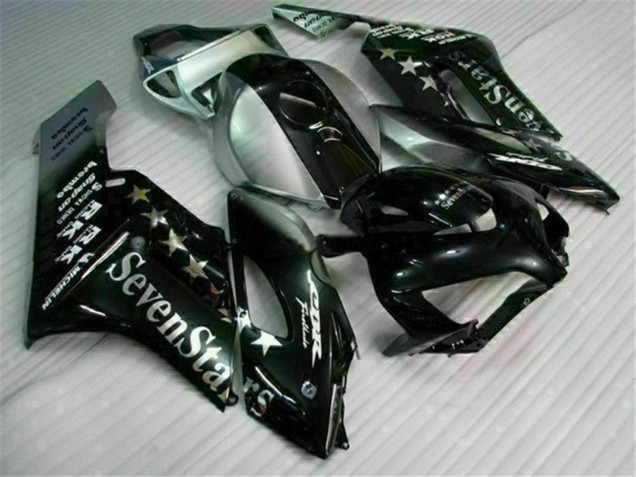 2004-2005 Honda CBR1000RR Motorcycle Fairings - Silver Glossy Black SevenStars UK Manufacturers
