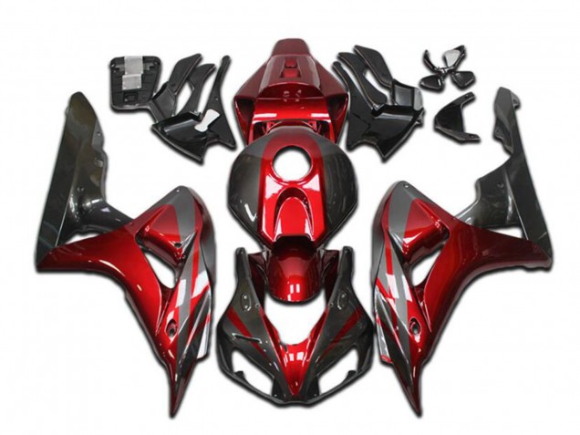 2004-2005 Honda CBR1000RR Motorcycle Fairings - Red Grey Glossy Black UK Manufacturers
