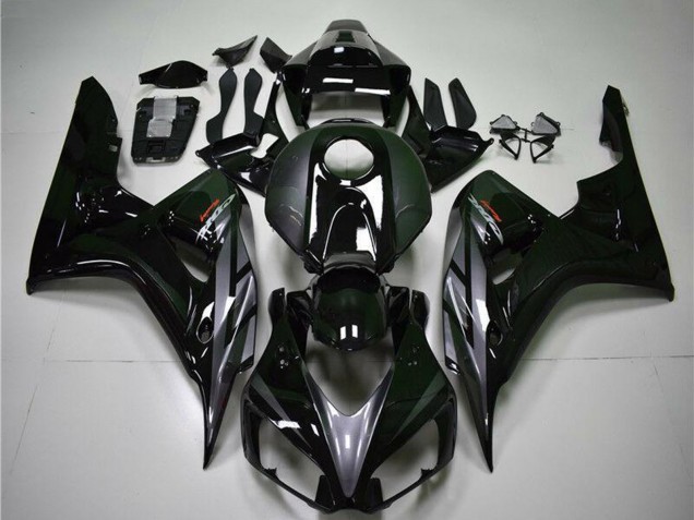 2004-2005 Honda CBR1000RR Motorcycle Fairings - Glossy Black Grey UK Manufacturers