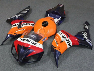 2006-2007 Honda CBR1000RR Motorcycle Fairing - Orange White Red Blue Repsol UK Manufacturers